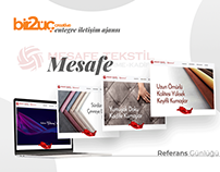 Mesafe Tekstil Website Tasarım ve Yazılımı