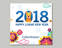 Greeting eCard for CyberSource CNY 2018