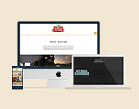Stella Screen promotional website concept