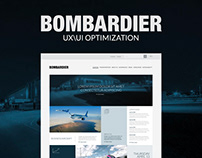 UX\UI Homepage Redesign - BOMBARDIER