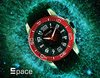 Escort Watches - Space Events - Concept Ad Campaign