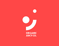 Organic Juicy Co. - Logo Design and Branding