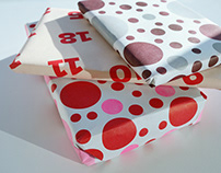 Risograph wrapping paper