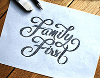Family First lettering