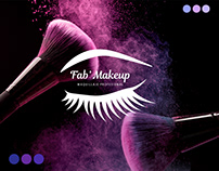 Fab'Makeup, diseño identidad corporativa.