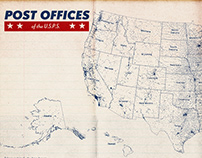 Post Office Maps of the United States
