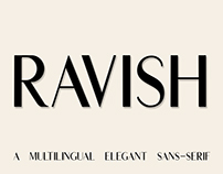 Ravish - an elegant sans-serif