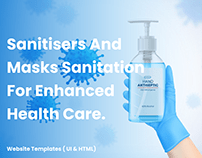 Sanitizer - Sanitizer & Mask Selling e-commerce Website