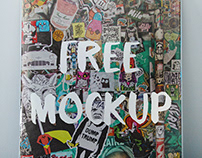 Free Vertical Poster Mockup PSD