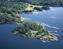 Lakefront camps for sale in Maine