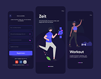 Fitness UI App Design