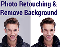 Photo editing-resize-background remove and Retouching