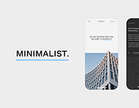 Minimalist - real estate project
