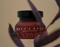 teafference cosmetic line brand design