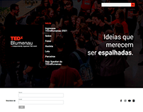 Website UI Design - TED Talks / TEDx Blumenau