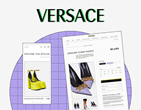 VERSACE website concept