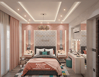 Girl Bed Room Interior Design
