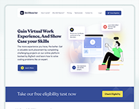 Marketing Page / Funnel Page Design for Skill Reactor