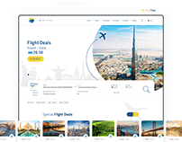 Website UI/UX Design | Online Travel Agent
