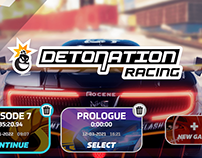 Detonation Racing UI/UX Design