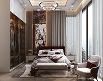 Luxury girl bedroom design in kSA