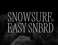 SNOWSURF magazine [illutration, typography]