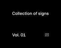 Collection of signs - vol. 01