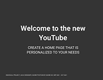 YouTube Redesign Website (Noir) - UI/UX