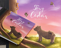 Silent book "Story of one Cedar"