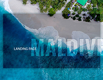 Landing page Maldives (concept)