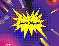 Space Voyage | Motion Graphics | Flat Design Animation