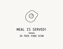 Meal is served (Free Food Icon)