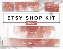 Etsy banner template | Etsy shop kit | Etsy shop banner