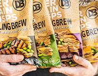 Darling Brew: Beer Grain Crisps Packaging