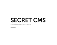 Secret CMS