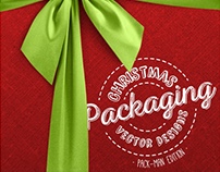 Christmas Packaging Vector Designs (Pack-Man Edition)