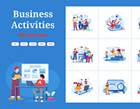 M434_Business Activities Illustration Pack