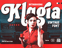 Klagia – Vintage Retro Pop Fonts