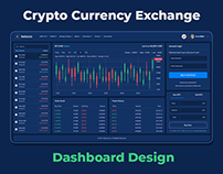 Cryptocurrency Exchange & Financial Dashboard Design