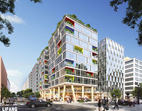Residential architecture renderings by Lifang Vision