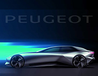 Peugeot F-segment sedan