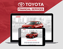 Toyota Financial Website Design