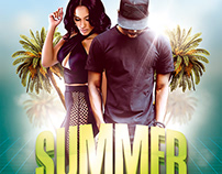 Summer Party Flyer Template (PSD)
