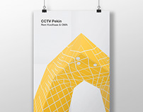 Architectural poster #28. CCTV in Pekin.