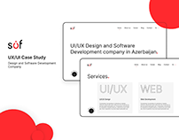 Sof UX/UI Design & Software Development agency homepage