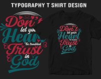 DON'T LET YOUR HEART BE TROUBLED TRUST IN GOD T SHIRT