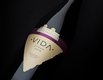 VIDA wine packaging design
