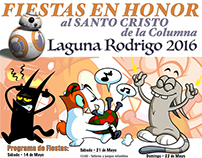 Cartel Fiestas Laguna Rodrigo 2016