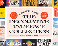 The Decorative Typeface Collection - 93% Off!