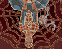 Aborigine Spiderman Poster
